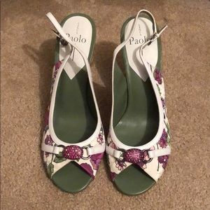Flower heal shoes
